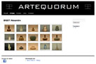 Artequorum : site de présentation d'une collection de céramiques développé à l'aide de WordPress